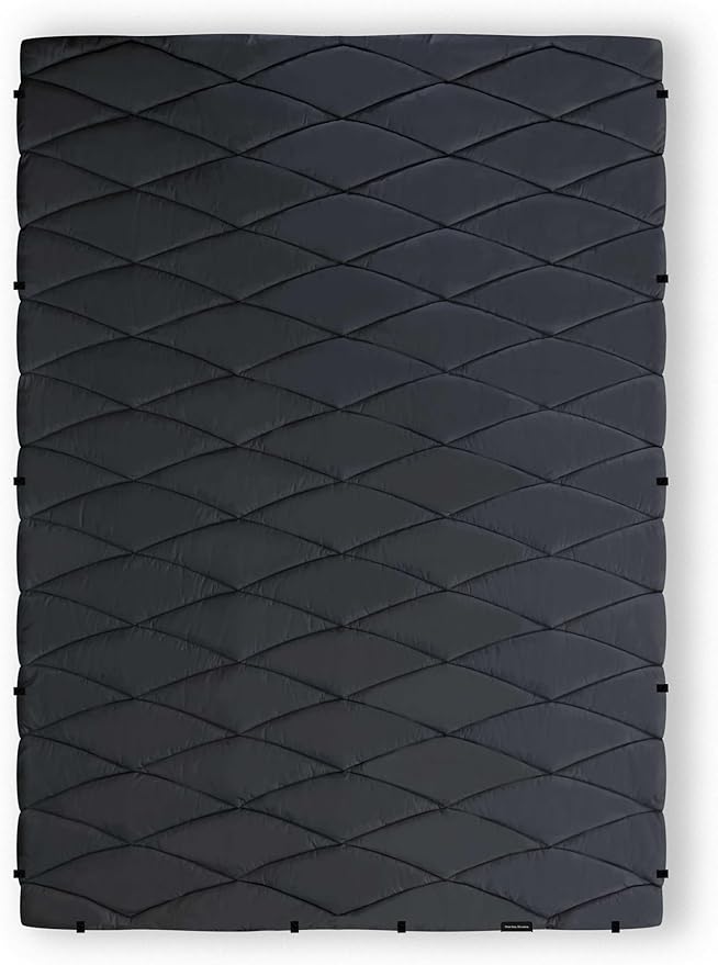 Nomadix Yellowstone Puffer Blanket – Water-Resistant Eco-Friendly Insulated Blanket with Snaps for Camping Beach and Travel Made from Recycled Materials