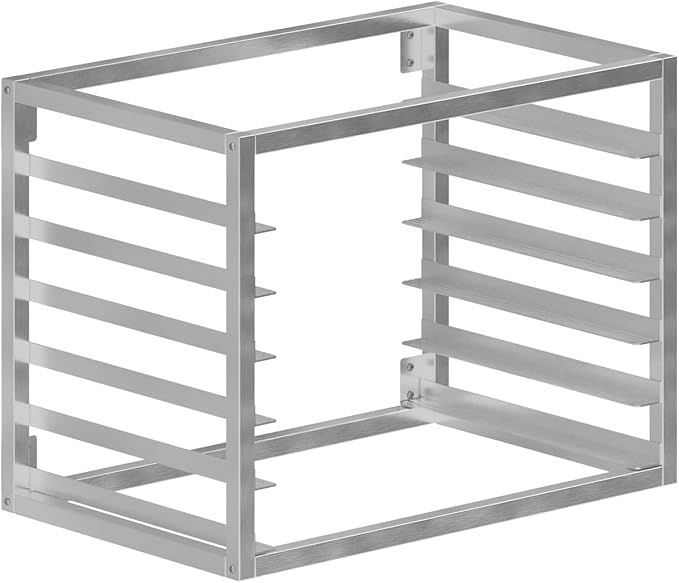 AmGood Wall Mounted Sheet/Bun Pan Rack - 28 x 18 x 21. Fits 6 Full-Size Sheet Pans. NSF