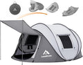 4 Person Easy Pop Up Tent Waterproof Automatic Setup 2 Doors-Instant Family Tents for Camping Hiking &amp Traveling