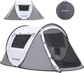 EchoSmile Instant Pop Up Camping Tent 2/4/6 Person Easy Setup Tent Water Resistant Dome Portable with Carry Bag