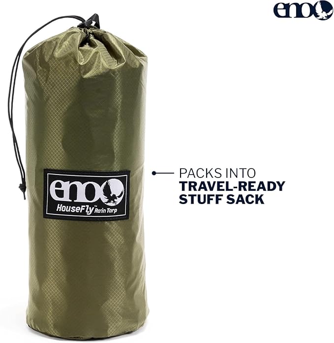 ENO - Eagles Nest Outfitters HouseFly Rain Tarp Ultralight Camping Tarp