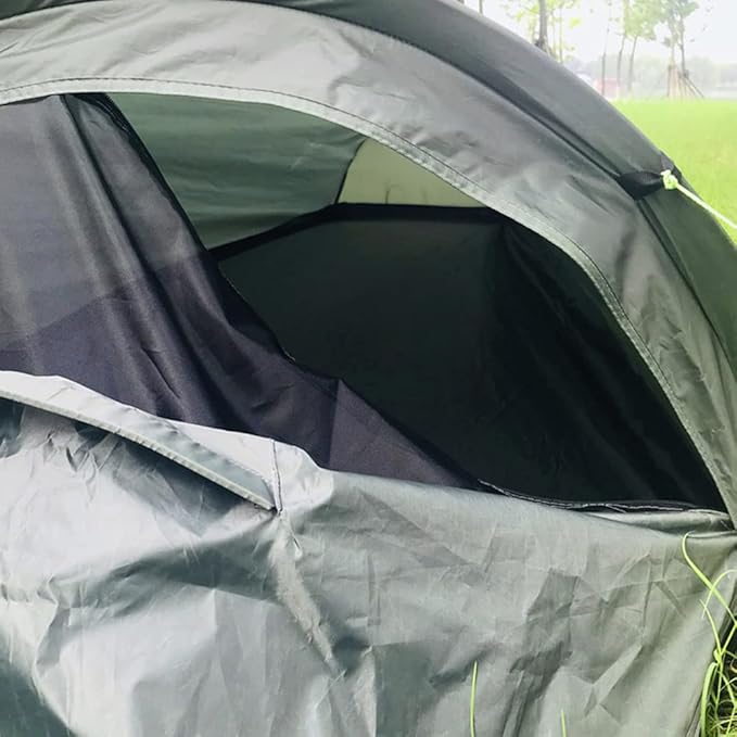Backpacking TentHUIOP Backpacking Tent Outdoor Camping Sleeping Bag Tent Lightweight Single Person Tent