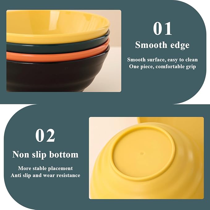 Camping Mess Kit for 4 with Bowl Plate Cup Spoon Fork Knife and Carry Bag Plastic Camping Accessories Essentials Gear for Travel Picnic Outdoor Easy to Carry &amp Store