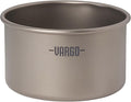 Vargo Titanium BOT Series BOT BOWL - 400ml Capacity Bowl - Ultralight 1.6oz (45g) Nesting Backpacking Bowl