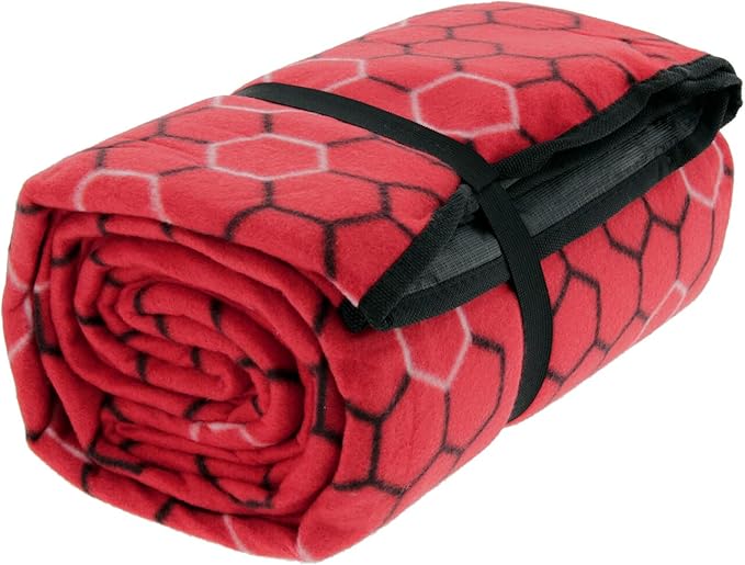 BRISA VW Collection - Volkswagen Picnic Cuddle Throw Blanket GTI (GTI The Legend/Red/200x150cm/59x78.7 in.)