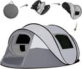 Instant Pop Up Camping Tent 4-6 Person TentsAutomatic Set Up Tent in 3 SecondsWaterproof Sunshade Family TentPortable Lightweight Dome Tent for Outdoor CampingHikingTravel &amp Beach
