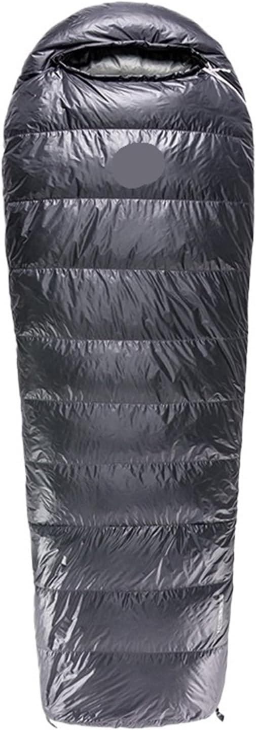 700FP Gray Goose Down Envelope Sleeping Bag – E-Series Ultra Warm for Camping Backpacking