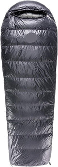 700FP Gray Goose Down Envelope Sleeping Bag – E-Series Ultra Warm for Camping Backpacking