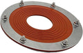 Silicone Tent Stove Jack Round Base Roof Pipe Flashing for Sheds Garages Log Cabins Tent
