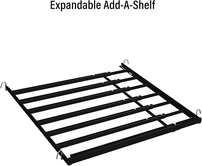 Display Technologies Cold Vault Expandable Add-A-Shelf (Pack of 4) - Maximize Storage and Organization in Your Cold Storage Drink Organizer for Cans Bottles and More