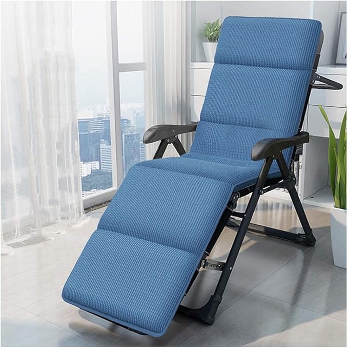 Lounge Outdoor Folding Reclining Sun Lounger Zero Gravity Chair for Beach Patio Garden Camping Super Wide 67CM Deck Chair with Adjustable Backrest