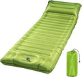 Minthouz Camping Sleeping Pad 5 Inch Thick Inflatable Camping Pad Foot Pump Fast Inflation Portable Sleeping Mat for Camping Backpacking Hiking Traveling Tent