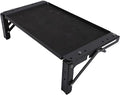 Fockety Magnetic Tool Tray Aluminum Alloy Portable Folding Side Table Foldable Camp Table Indoor Outdoor Lightweight Workbench for Outdoor Cooking Picnic