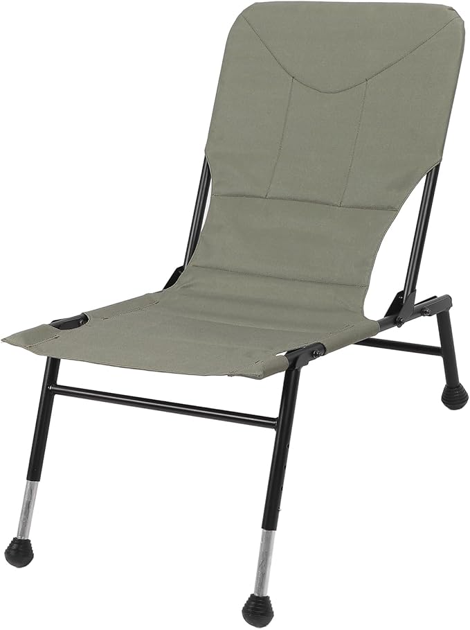 Alomejor Fishing Folding Chair High Strength Steel Frame Camping Folding Chair ABS Non Slip Feet for Outdoor Adventures