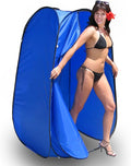 Pop-Up Room in a Bag Instant Portable Changing Shower and Bathroom with Dura-light Steel Frame and Weather-Resistant material for for Pontoon / Deck / Fishing / Sail Boat. Included Tie-Down Kit.