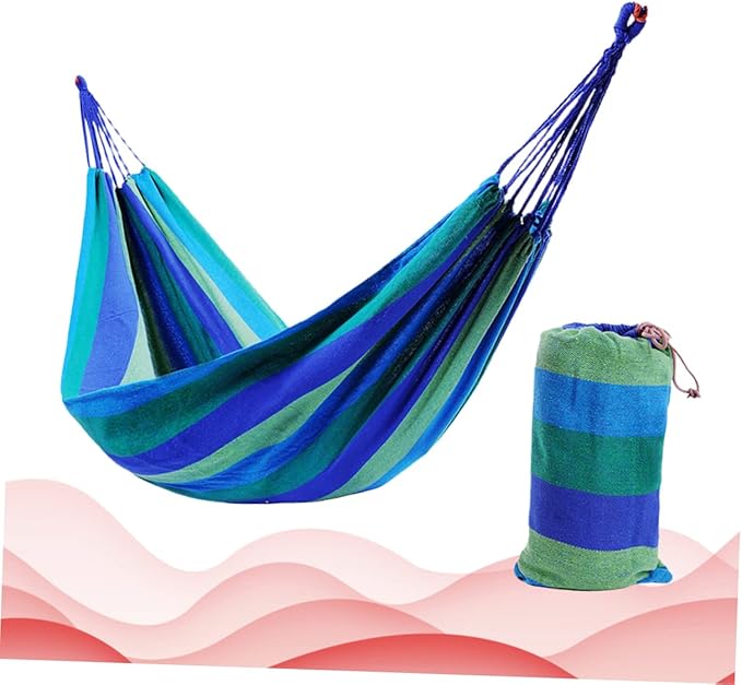 Hammock Tree Straps Included Fashion Canvas Hammocks for People Outdoor Camping Swing Bed Bag