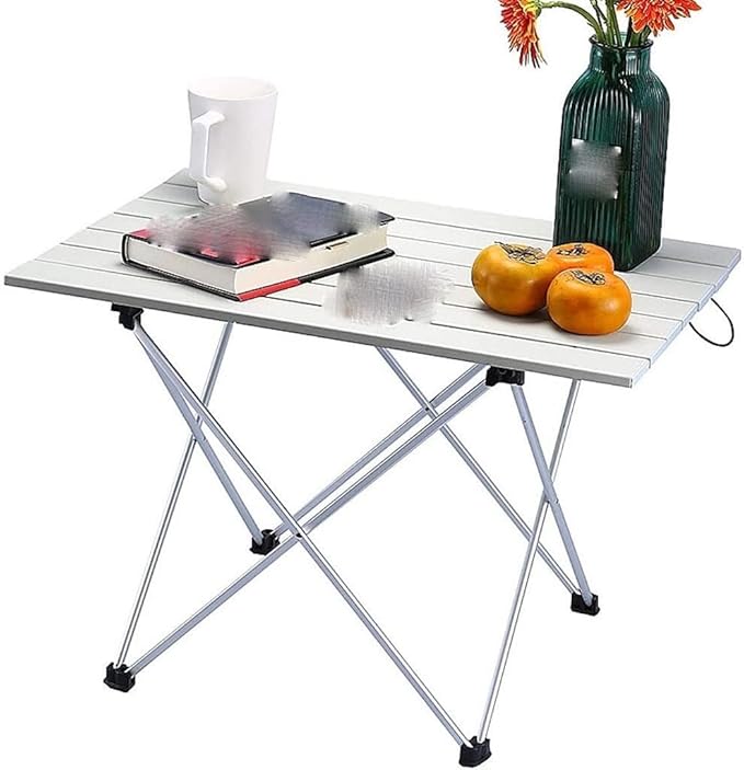 Portable Folding Camp Table with Carry Bag Outdoor Table for Picnic Fishing Hiking and Travel No Assembly Required Easy to Carry