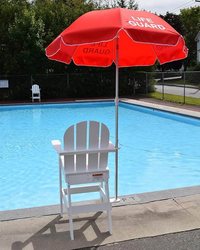 Lifeguard Chair for Pool Lake and Beach - Marine-Grade Materials – Weather Resistant - Long Lasting Quality – Made in USA - Model LG500