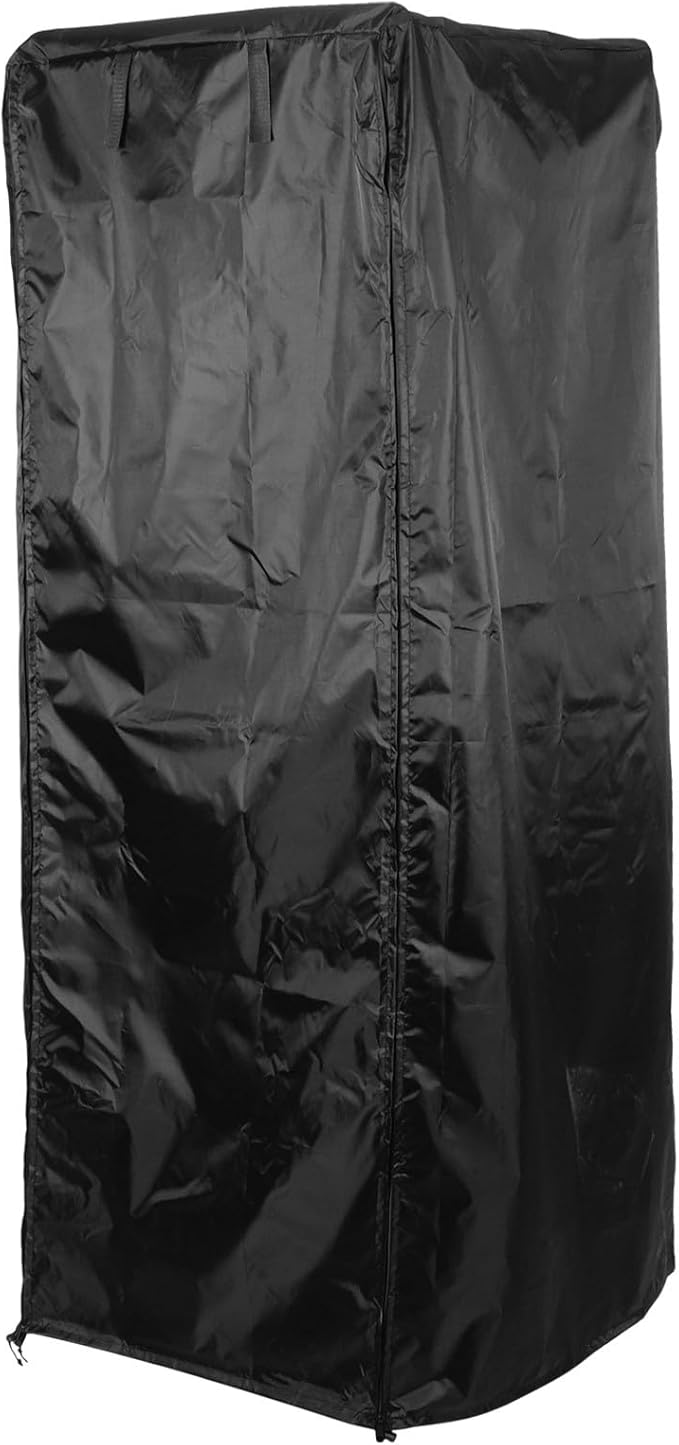 Large Bread Pan Rack Cover 210d Oxford Cloth with Zipper 59x72x163cm Black Bakery and Commercial Kitchen Dust Cover for Tray and Bun Racks