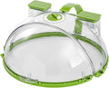 Practical Microwave Dish Lid Foldable Cover with Water Injections Technology for Even Heating Quick Breakfast