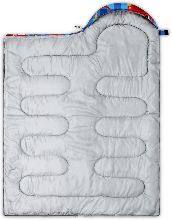 QOOMO Camping Sleeping Bags3 Season Warm &amp Cool WeatherLightweightWaterproof Sleeping Bags for Adults &amp Kids Travelingand Outdoors