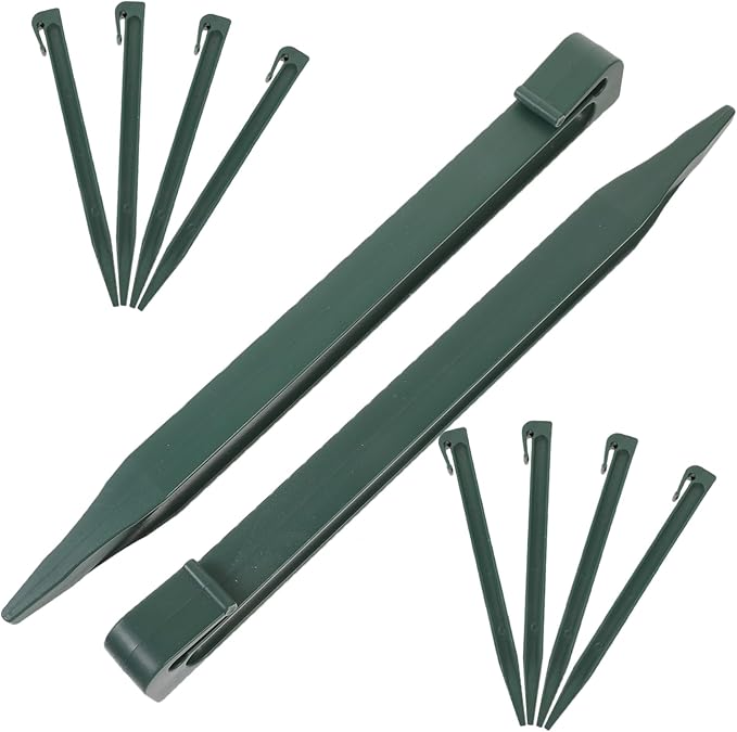 KESYOO 10Pcs Landscape Stakes Durable Ground Nails for Gardening Camping and Outdoor Activities Lightweight and Portable Edging Pins for Soil Tension and Stability
