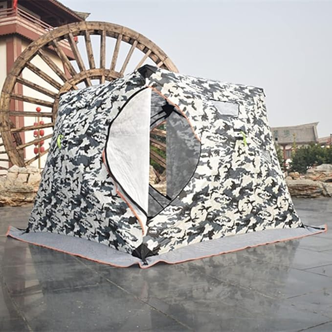 Winter Ice Fishing Tent Large Winter Ice Fishing Tent Warm Camping Tourist Cotton Tent 240 * 240 * 190cm