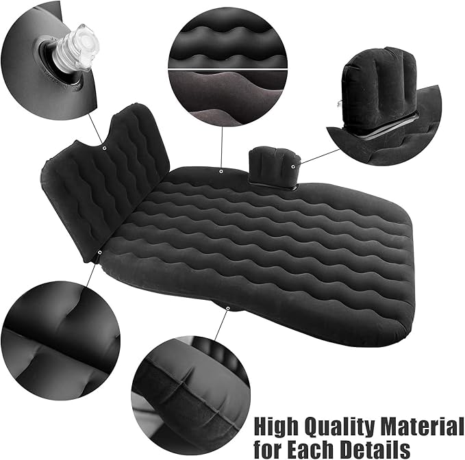 FBSPORT Inflatable Air Mattress 184cm x 85cm x 15cm Great for Camping Travel Adventures