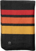 Arcturus Rainier Wool Blanket - Warm Heavy Washable Bed Blanket | Great for Home &amp Camping (Sunset Peak King)