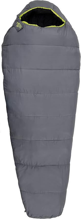 Cedar Ridge Alloy +20° Sleeping Bag - Gray/Citrus