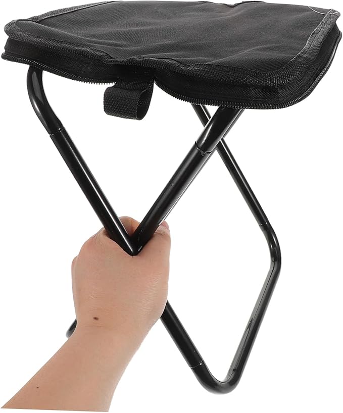 Cabilock Mini Portable Folding Stool Chair Lightweight Camp Seat for Outdoor Activities Fishing and Picnics and Easy to Carry for Travel