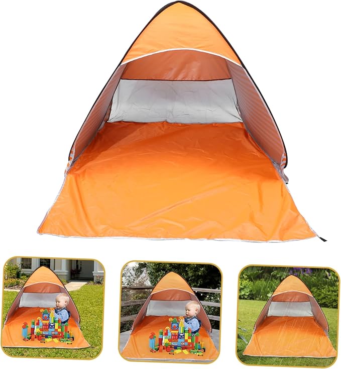 VANZACK 1Set Automatic Beach Tent Up Outdoor Sunshade for Camping Travel Shelter Tents with Comfortable Design for Beach Picnic Hiking and Outdoor Activities