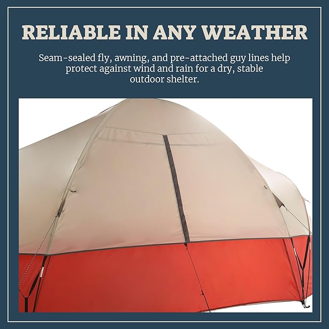 Wenzel Modified Dome Camping Tent for Car Camping Traveling Festivals and More