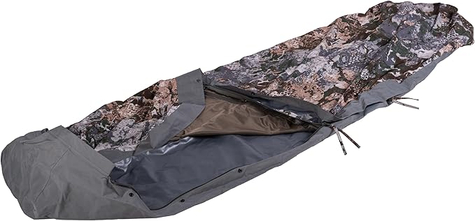 Mil-Tec Trilaminate Durable Waterproof Lightweight Breathable Tactical Outdoor Camping Hiking Generous Cut Sleeping Bag Cover with Zip Closure | Suitable for Various Sleeping Bags