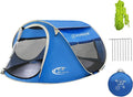Easy Pop Up Tent 2-4 Person Waterproof - Pop-Up Camping Tents Automatic Tent Throw Pop Up Instant Flip Pop Tent for Campingby ZOAMKE
