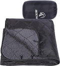REDCAMP Large Camping Blanket with Sherpa Lining Cold Weather Warm Outdoor Blanket Windproof for Camping Stadium Hiking Machine Washable （59x 79）