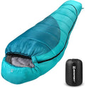 Bessport Mummy Sleeping Bag | 15-45 ℉ Extreme 3-4 Season Sleeping Bag for Adults Cold Weather– Warm and Washable for Hiking Traveling &amp Outdoor Activities