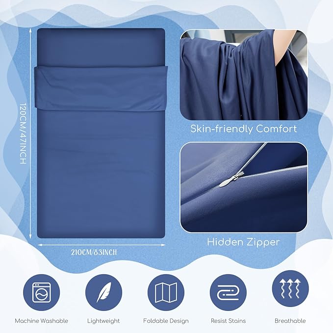 Irenare Self Tan Sleep Sack Reusable Body Self Tanners Lightweight Breathable Tanning Sleeping Sac for Bed Travel Sleeping Bag