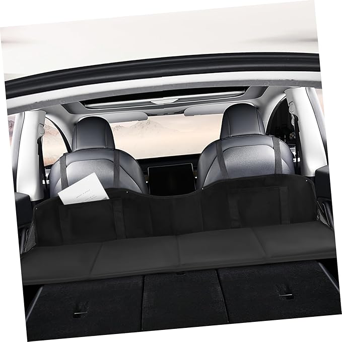 Car Mattress Extension Plate Flocking Back Seat Bed for Suvs Trucks and Compact Cars Removable Washable Cover Non Slip Design for Road Trips and Camping