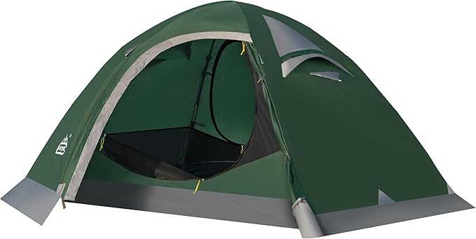 2 Person Backpacking Tent Waterproof 4 Season Tent Windproof Cold Weather Winter Tent for Camping Hiking Hunting Cycling