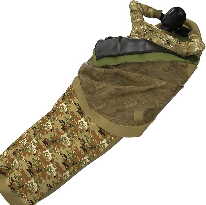 MT Army Military Modular Sleeping Bags System Multi Layered with Bivy Cover for All Season Woodland/Multicam