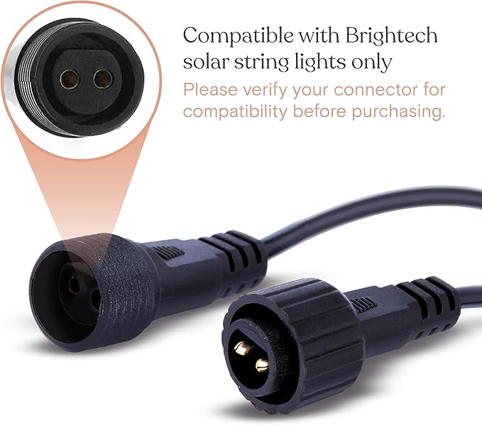 Brightech Ambience Pro Replacement Solar Panel - Compatible ONLY with Brightech 7W Solar-Powered Outdoor String Lights - Commercial Grade - 1 Solar Panel