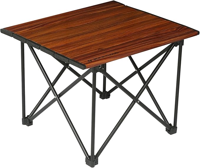 ROCK CLOUD Portable Camping Table Ultralight Aluminum Camp Table Folding Compact Beach Table for Camping Hiking Backpacking Outdoor Picnic Reinforced Small