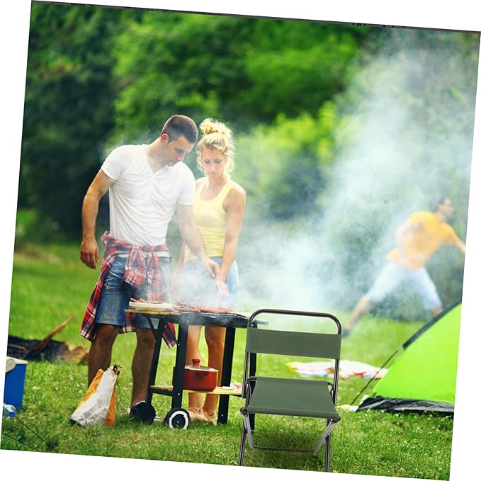 Yardwe Multi-Functional Outdoor Folding Chair Portable Fishing Stool Space-Saving Small Camping Lounging Chair