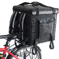 PK-92V: Large Rigid Heavy Duty Food Delivery Box for Motorcycle Insulated Pizza Delivery Bag for Bicycle/Scooter Top Loading 17 x 17 x 17 Collapsible Waterproof