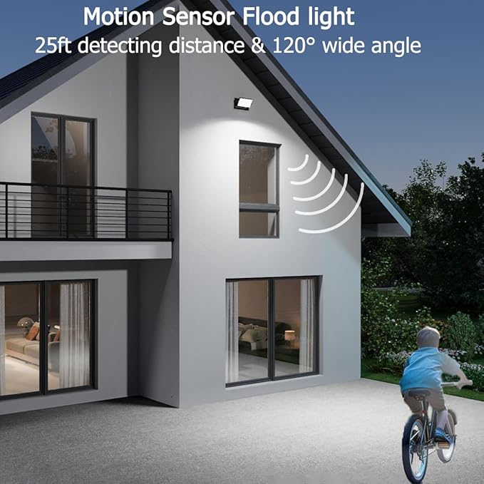 40W LED Wall Pack Lights Outdoor Motion Sensor360 °Rotation 5000K 6000K 4000K Selectable Exterior Flood Lighting Fixture Sconce for Porch Garage Patio
