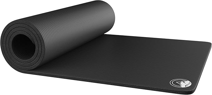 Foam Sleeping Pad - Lightweight 1-Inch Mat for Camping Cots Tents Backpacking and Yoga - Non-Slip and Waterproof with Handle by Wakeman