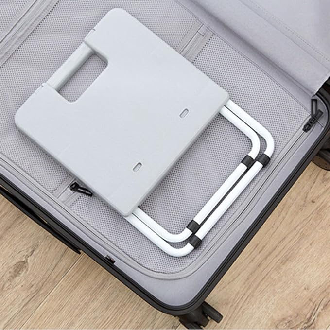 Portable Folding Stool Small Anti-Skid Plastic Garden Chair Compact Lightweight Balcony Camping Seat for Outdoor Hiking and Travel