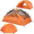 Clostnature 1/2 Person Backpacking Tent - Lightweight Two Person Tent for Backpacking Easy Set Up Waterproof Camping Tent for Adults Kids Scouts Large Size Outdoor Hiking Mountaineering Gear