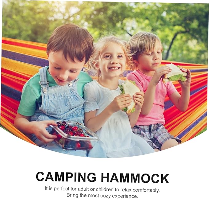 POPETPOP 150kg Load Capacity Rollover Hammock Straps Bug Net for Camping Garden Hiking Beach Travel Family Boys and Girls Relaxation